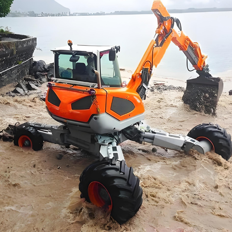 步履式搶險救災(zāi)挖掘機(機器人)